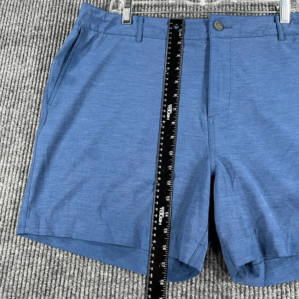Faherty All Day Shorts Mens Size 38 Blue Casual Outdoor Active Beach Vacation